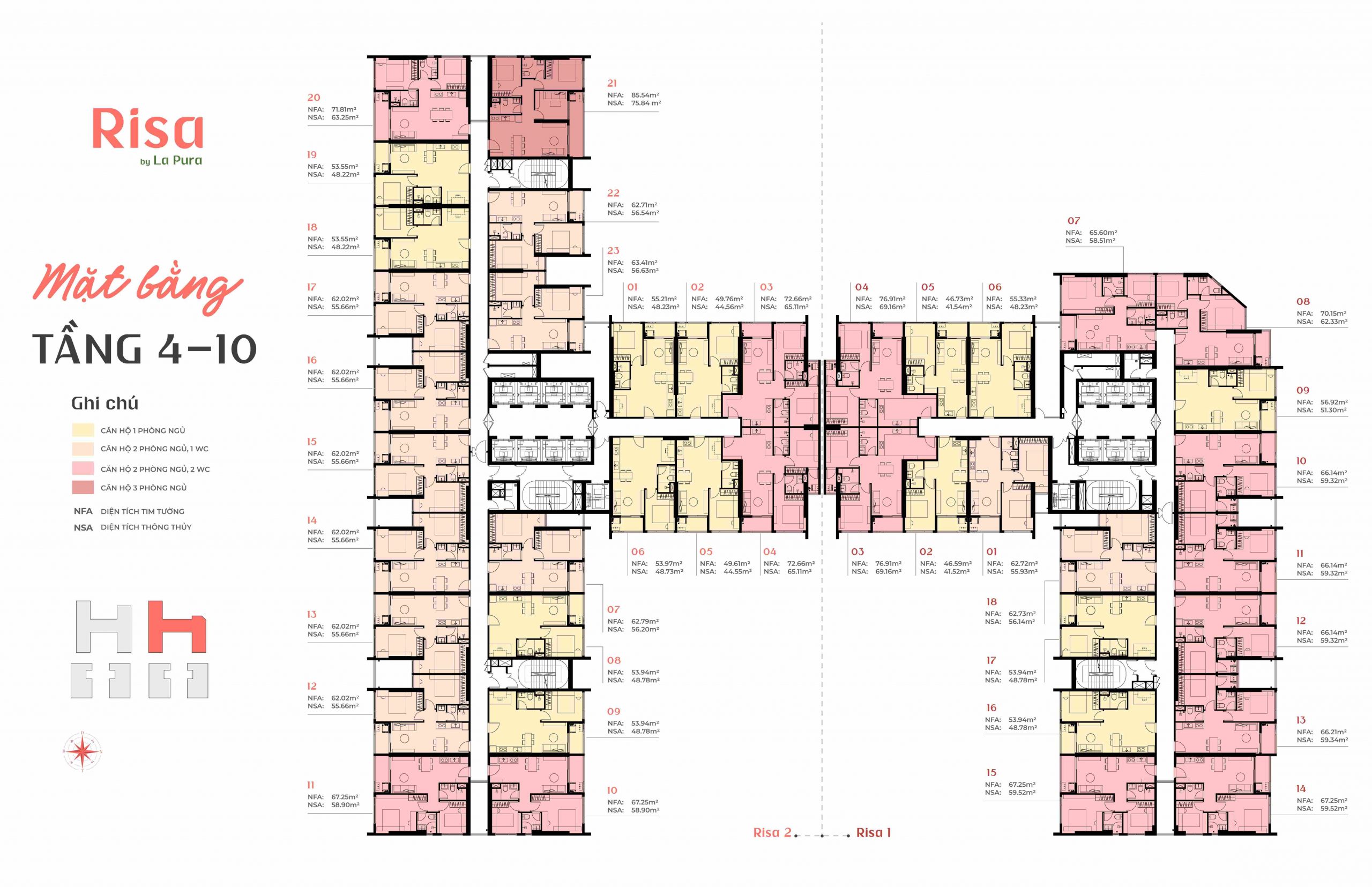Mặt Bằng The La Pura