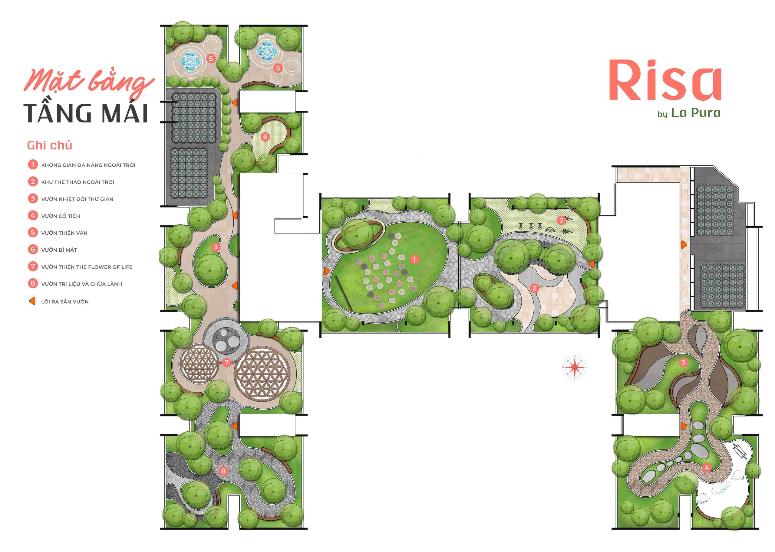 Mặt Bằng The La Pura