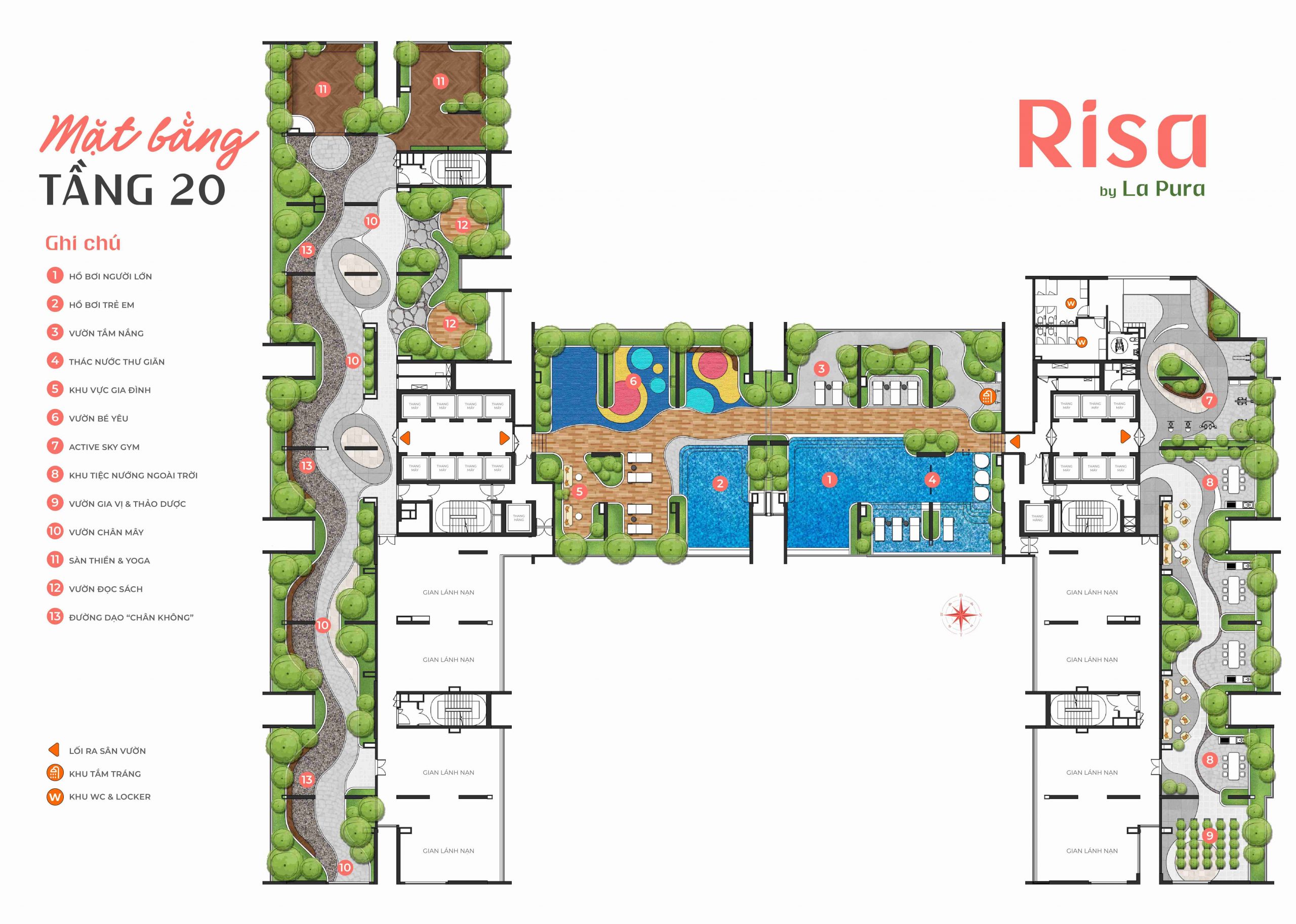 Mặt Bằng The La Pura